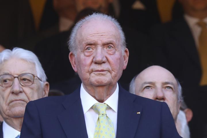 Juan Carlos I en la plaza de toros de la Maestranza (Sevilla).