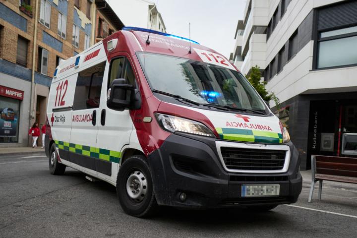 Ambulancia en Navarra, en una imagen de archivo