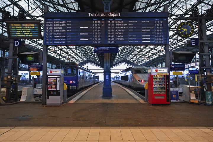 Estación de tren en Francia