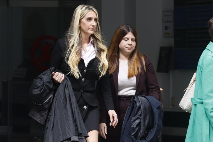 Claudia Montes saliendo del Tribunal Supremo, donde ha acudido para declarar como testigo en el juicio por el caso Mascarillas, enmarcado en el caso Koldo.