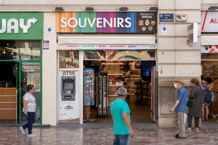 Tienda de souvenirs en Valencia