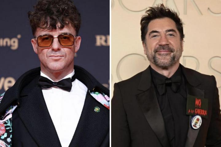 Aldo Comas y Javier Bardem