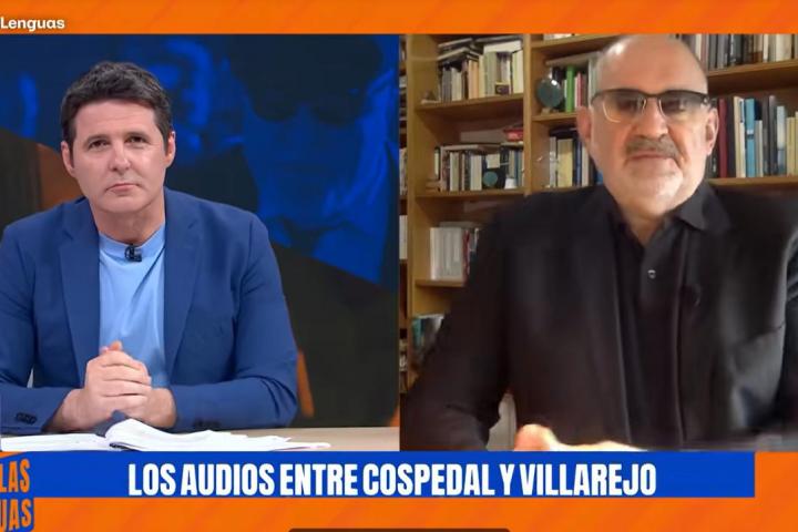Antón Losada en el programa 'Malas lenguas'.