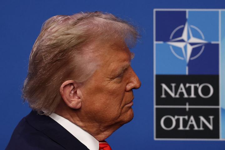 El presidente de EEUU, Donald Trump, durante la última Cumbre de la OTAN en La Haya (Países Bajos), el 25 de junio de 2025.