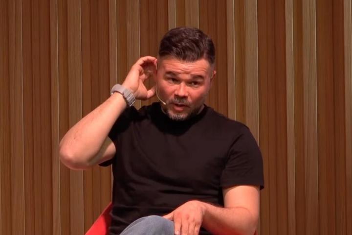 Gabriel Rufián en el acto en la Universitat Pompeu Fabra.