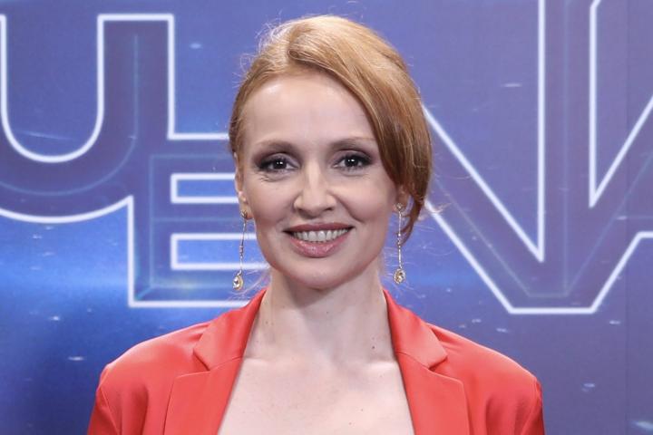 Cristina Castaño en la presentación de 'Tu cara me suena'