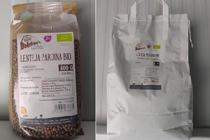 Imagen de los productos afectados