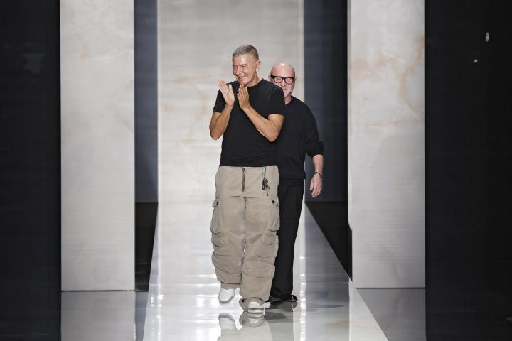 Los confundadores de Dolce & Gabbana, Stefano Gabbana y Domenico Dolce.