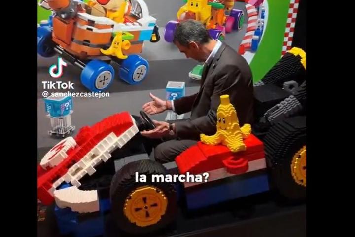 Sánchez en el Museo OXO del videojuego.