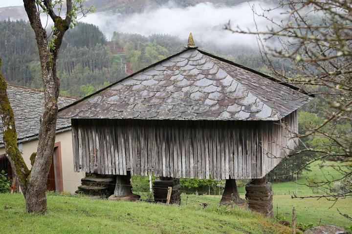 Un hórreo, en la provincia de Lugo