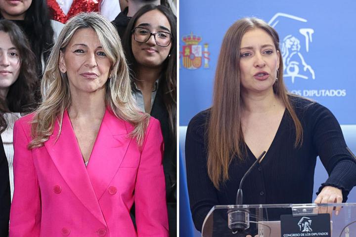 Yolanda Díaz y Ester Muñoz.