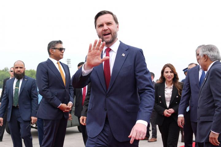 El vicepresidente de Estados Unidos, JD Vance, en Pakistán.