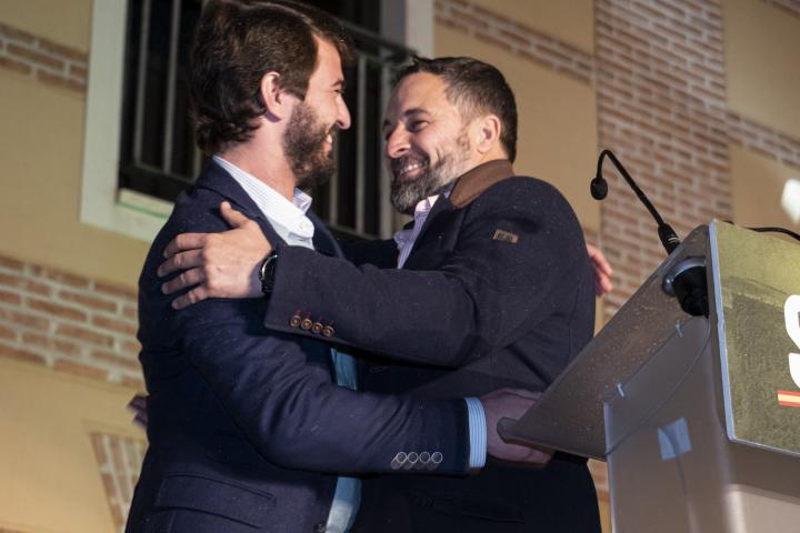 Foto de archivo de Juan García-Gallardo y Santiago Abascal.