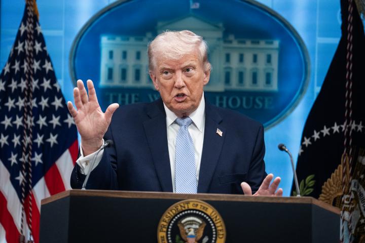 El presidente de EEUU, Donald Trump.