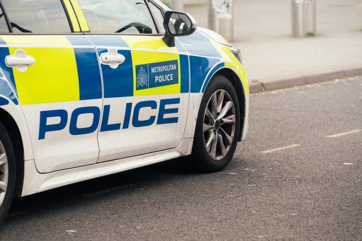 Coche de policía de Reino Unido