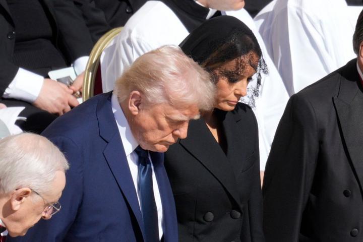 Donald Trump, en El Vaticano por el funeral del papa Francisco