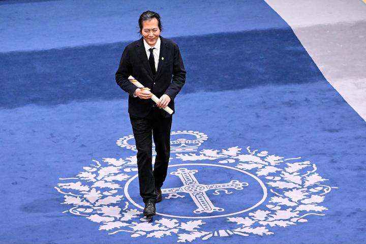 El filósofo Byung-Chul Han, durante la última gala de los premios Princesa de Asturias