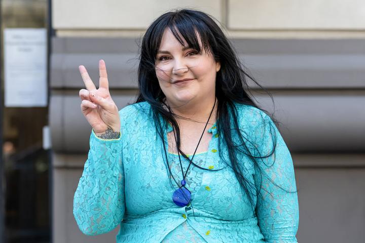 Lena Dunham, el pasado 12 de abril en Pensilvania.