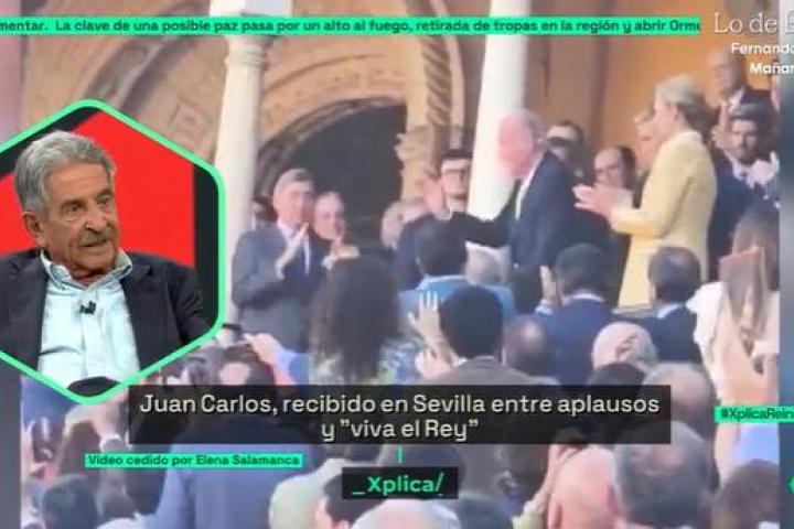 Revilla habla así de la ovación a Juan Carlos I.