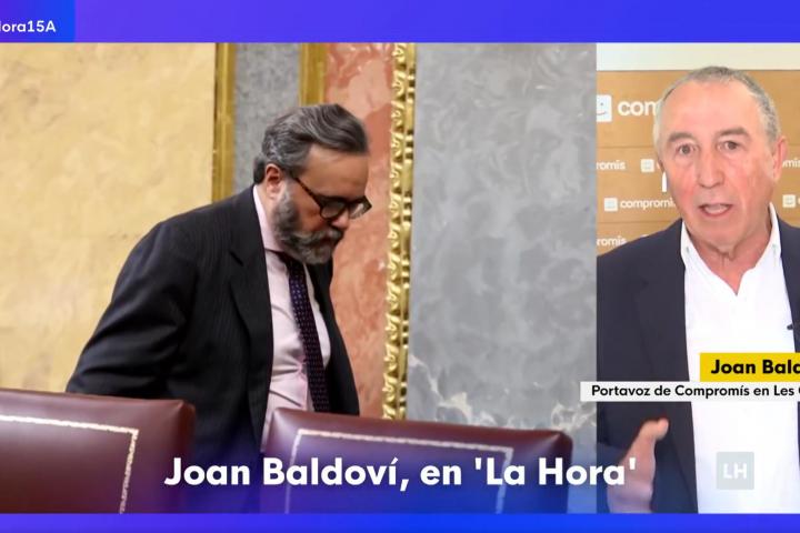 Joan Baldoví en 'La hora de la 1'.