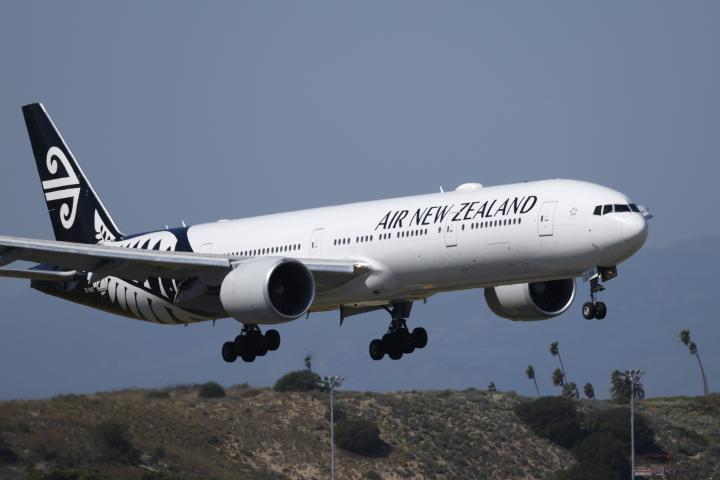 Un avión de Air New Zealand en una imagen de archivo