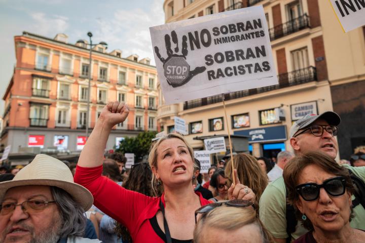 Manifestación contra el racismo