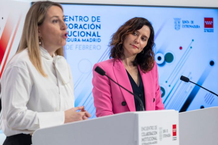 María Guardiola e Isabel Díaz Ayuso