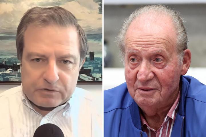 Ignasi Guardans y Juan Carlos I.