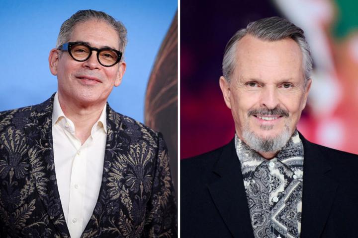 Boris Izaguirre, en una imagen de archivo, junto a Miguel Bosé