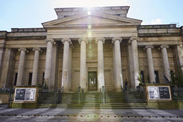 Exterior de la galería de arte de Manchester