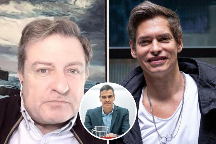 Ignasi Guardans junto a Carlos Baute, en una imagen de archivo.