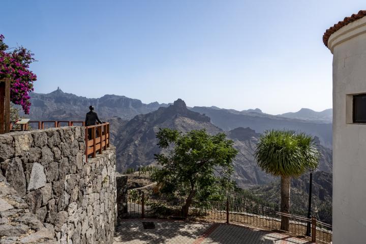 El mirador de Unamuno en Artenara, Gran Canaria.