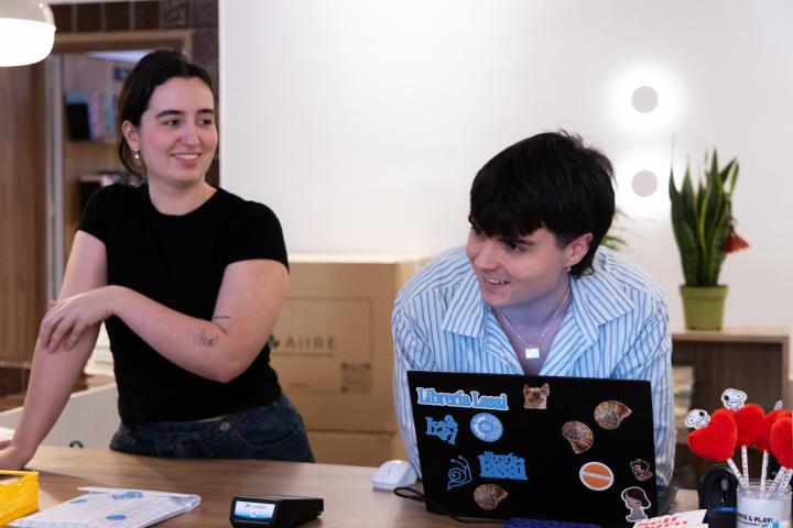 Ariane Hoyos y Beñat Azurmendi