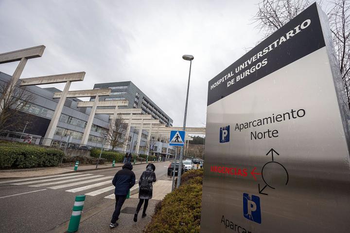 Entrada al hospital de Burgos