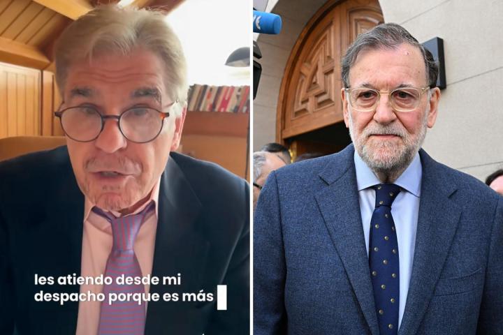 Pedro Ruiz imita a Mariano Rajoy.