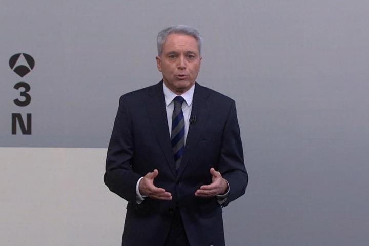 Vicente Vallés, en 'Antena 3 Noticias 2'.