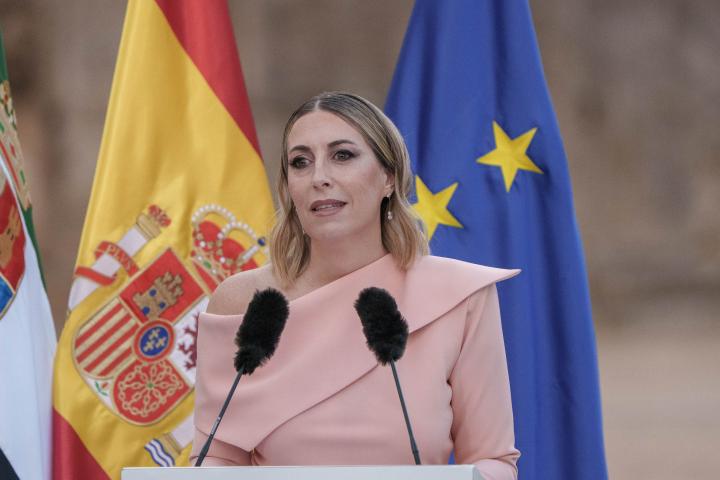 La presidenta de la Junta de Extremadura, María Guardiola.
