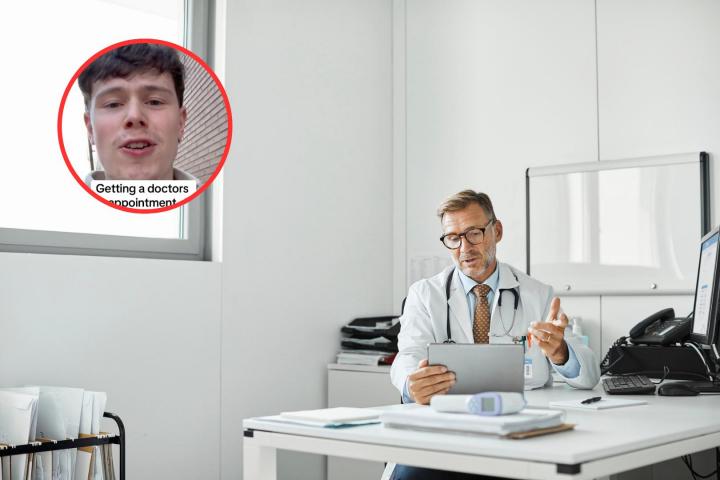 Lucas, escocés, visitó al médico en España.