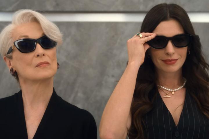 Miranda Priestley y Andy Sachs en 'El diablo viste de Prada'.