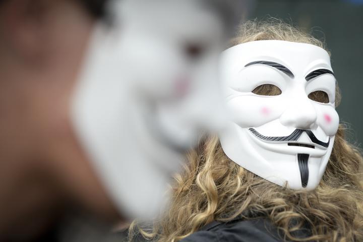 Protestas en Polonia hace años en defensa de los derechos digitales.