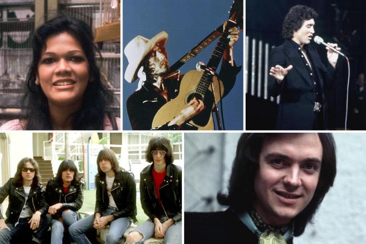 Bob Dylan, Ángela Carrasco, Los Ramones, Camilo Sesto y Danny Daniel