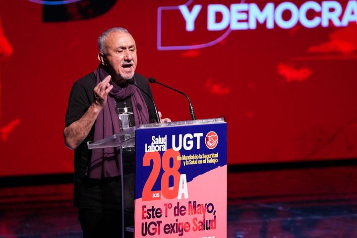El secretario general de UGT, Pepe Álvarez