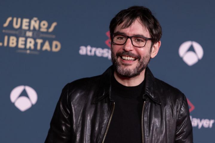 MADRID, SPAIN - FEBRUARY 21: Juanra Bonet attends the Madrid premiere of "Sueños De Libertad" at Cine Palacio de la Prensa on February 21, 2024 in Madrid, Spain. (Photo by Aldara Zarraoa/WireImage)