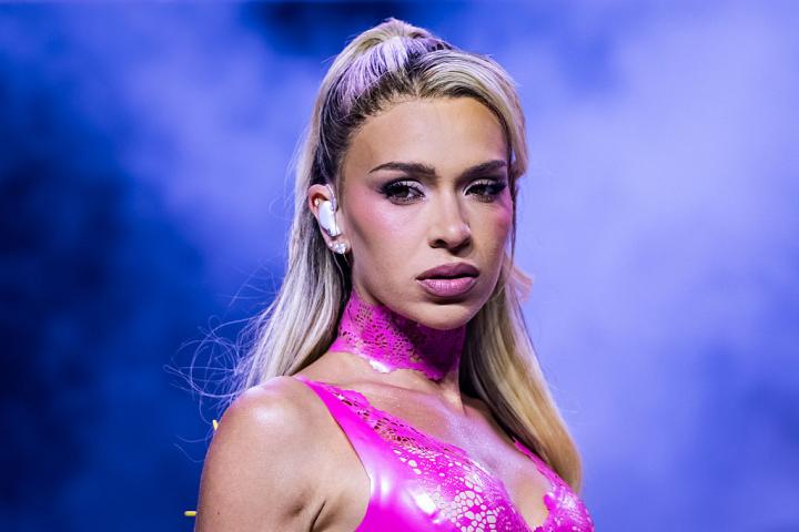 Bad Gyal durante un concierto en el Movistar Arena de Madrid el pasado 11 de abril.