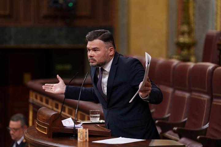 Gabriel Rufián en una imagen de archivo en el Congreso.