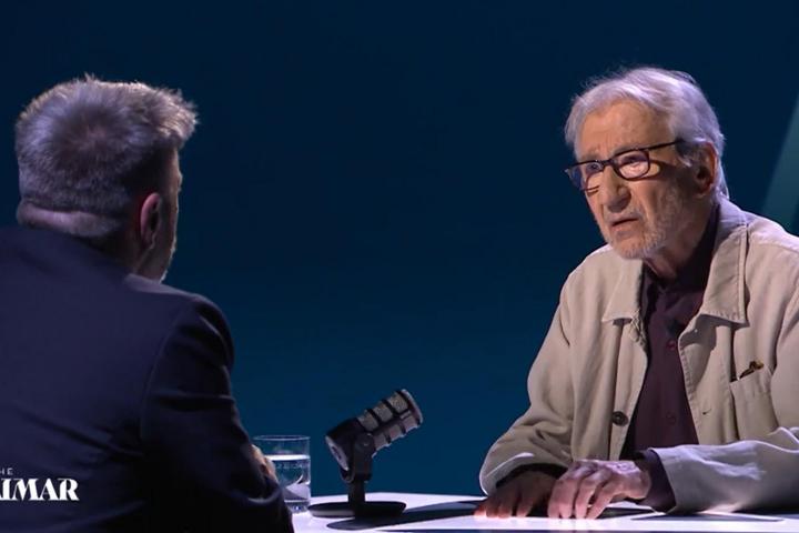 José Sacristán siendo entrevistado en laSexta.