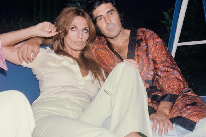 La actriz Lita Trujillo, en una imagen con quien entonces era su pareja, el torero Jaime Ostos