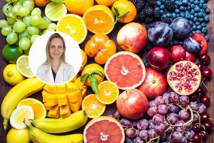 Fruta e Irene Pinilla