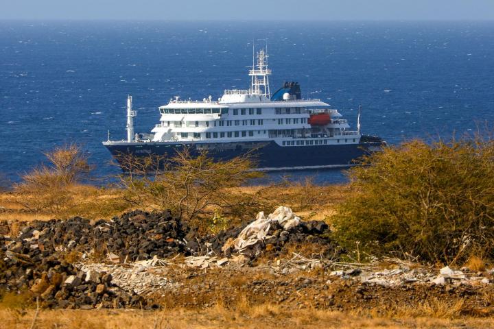 Crucero MV Hondius en Cabo Verde el 4 de mayo de 2026.