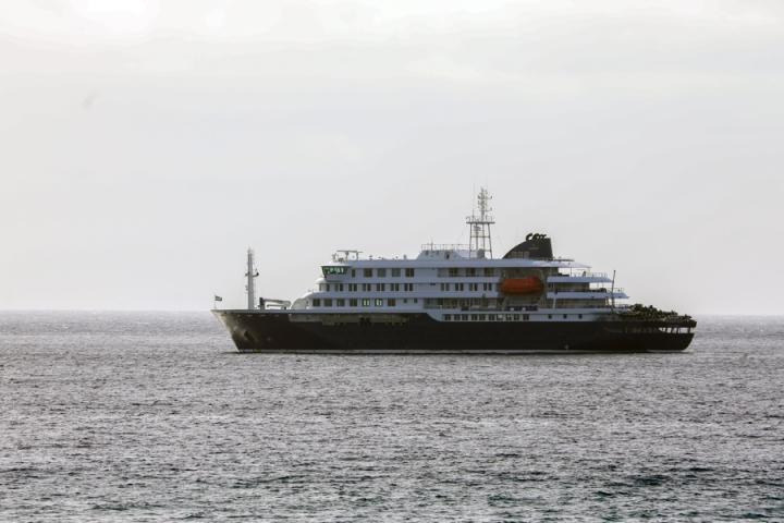El crucero MV Hondius, en pleno recorrido